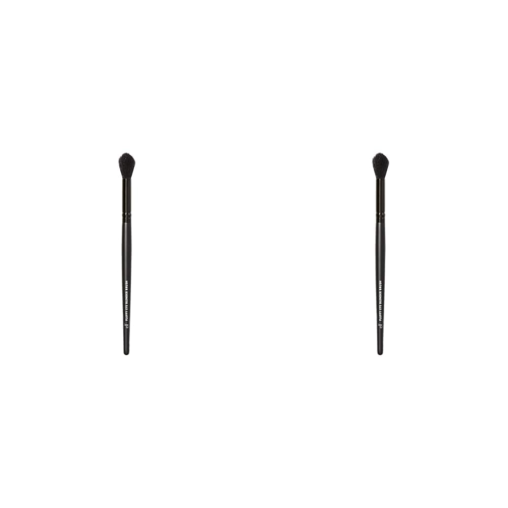 Pincel Batidor De Ojos Fluffy Eye Tool E.L.F. Vegan (Paquete De 2)