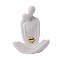 Bothyi - Estatua De Pareja Moderna Para Los Regalos De Boda De Compromiso Decoración Del Día De San Valentín Heart Heart