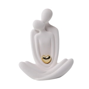 Bothyi - Estatua De Pareja Moderna Para Los Regalos De Boda De Compromiso Decoración Del Día De San Valentín Heart Heart