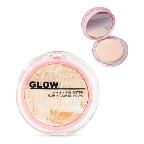 Set 2 Iluminador Polvo Rostro Brillo Sutil Luminosidad Jhn