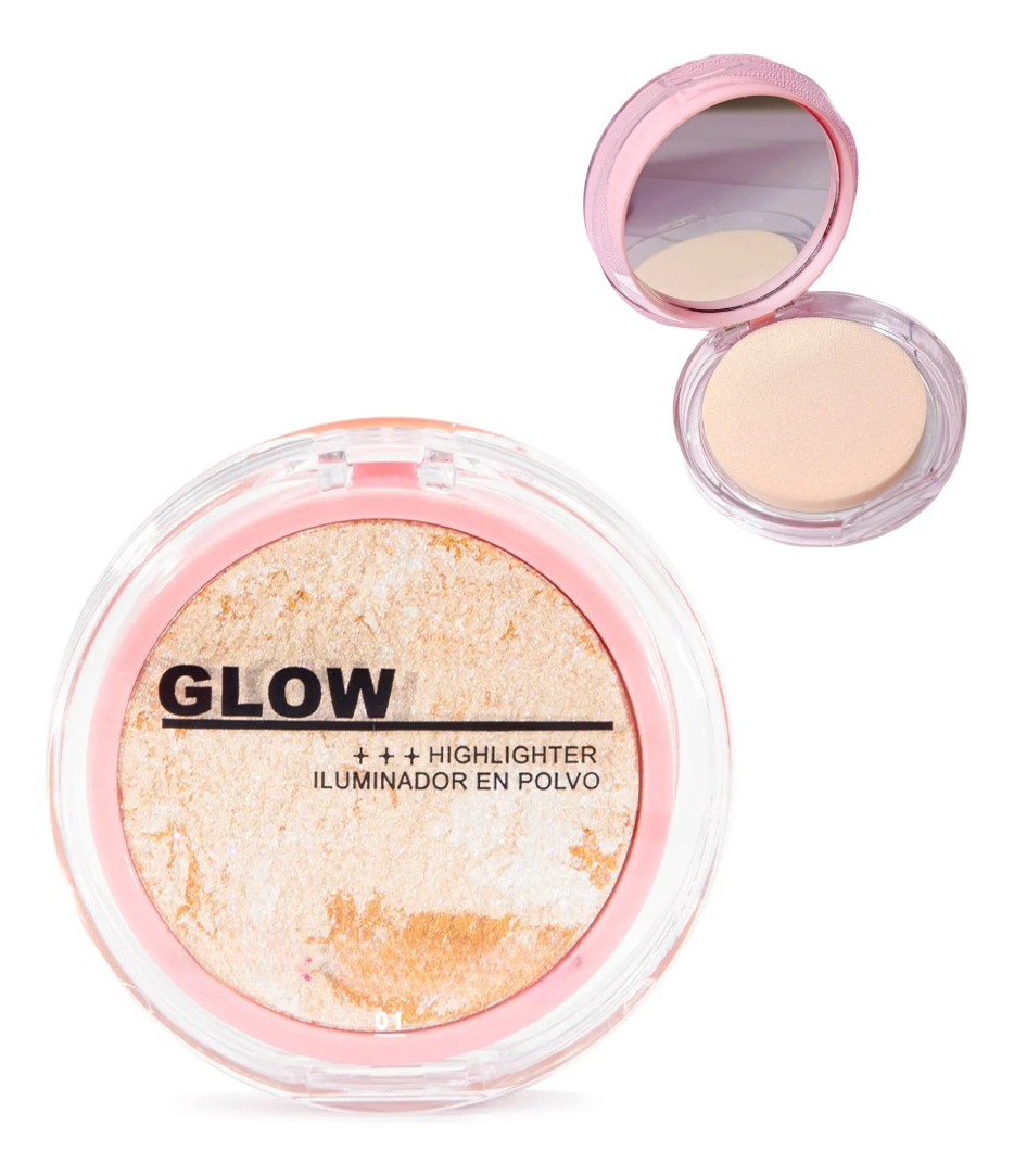 Genérico - Set 2 Iluminador Polvo Rostro Brillo Sutil Luminosidad Jhn