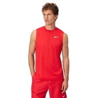 Camiseta Nike Estándar Sin Mangas Hydroguar Roja Talla M Para Hombre