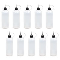 Bothyi - 10X Botellas Aplicadoras De Punta De Precisión Duraderas Para Teñir Tarjetas Quilling 120Ml