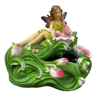 Genérico - Figura Decorativa Hada Flor Estatua Elegante Adorno Jhn