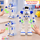 thumbnail image 4 of Robot Inteligente Juguete Niños Control Remoto Luz Sonido, 4 of 8