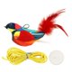 thumbnail image 5 of Juguete De Peluche Para Gato Con Puerta Colgante Con Sonido Para Entrenar Gatos En Interiores Kitty Rojo, 5 of 5