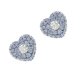 thumbnail image 2 of Aros Swarovski Mujer Hyperbola Stud Earrings Heart 5683576, 2 of 4