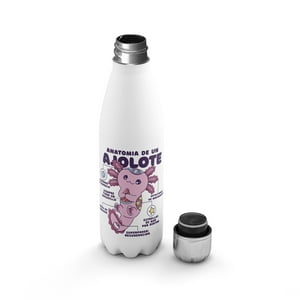 Creango - Botella Agua Termica Anatomia De Un Ajolote De Acero Inoxidable