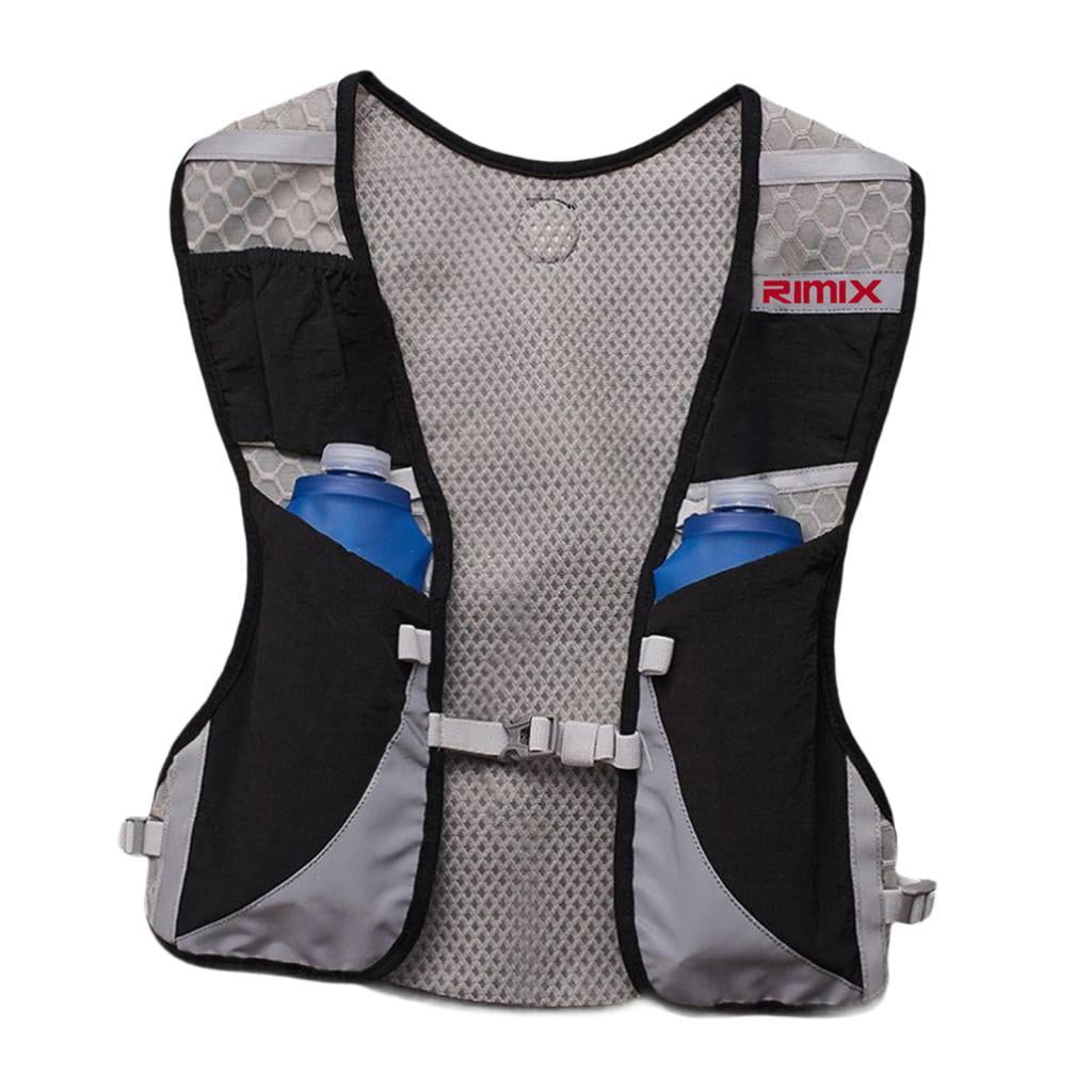 Magideal - Mochila Con Chaleco De Hidratación, Mochila Para Correr, Mochila De Día, Mochila De Hidratación Cómoda, Bolsa De Hidratación Para Trotar Y Actividades