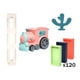 thumbnail image 2 of Tren De Colocación Automático, Regalo Para Niños, Juguetes Educativos Para Niños Pequeños, Rosa Con 120 Uds., 2 of 5