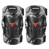Pack De Rodilleras Largas Y Coderas Para Motociclismo Motowolf 1029Hj-Bk