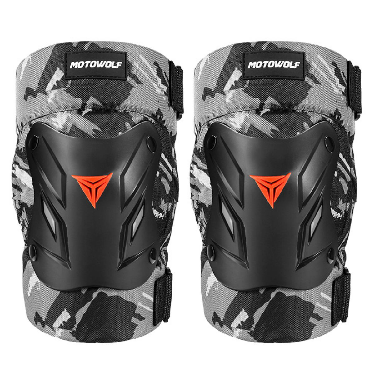 Pack De Rodilleras Largas Y Coderas Para Motociclismo Motowolf 1029Hj-Bk