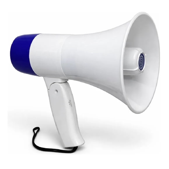 Megáfono 50w 600m Recargable Altavoz Micrófono Sirena Watts
