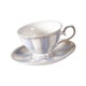 thumbnail image 2 of Juego De Taza Y Platillo De Té Para Postres, San Valentín, Frutas, Cafetería, Hogar, Oficina, 180 Ml, Azul, 2 of 5
