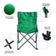 thumbnail image 3 of Silla Camping Plegable Básica Verde, 3 of 4