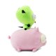 thumbnail image 3 of Peluche Nick Invader Zim GIR Montado en Cerdo de 25 cm, 3 of 9