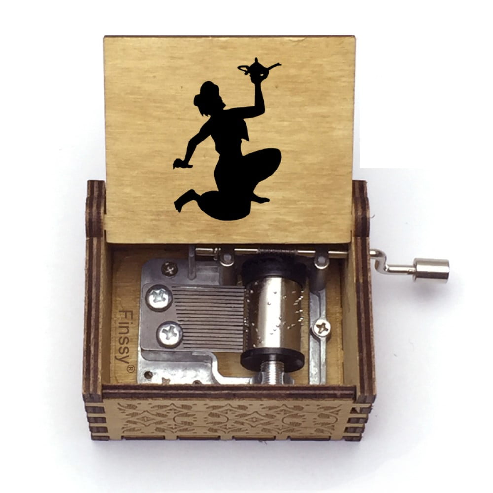 Estoykuku - Caja Musical Madera Aladdin Noches De Arabia
