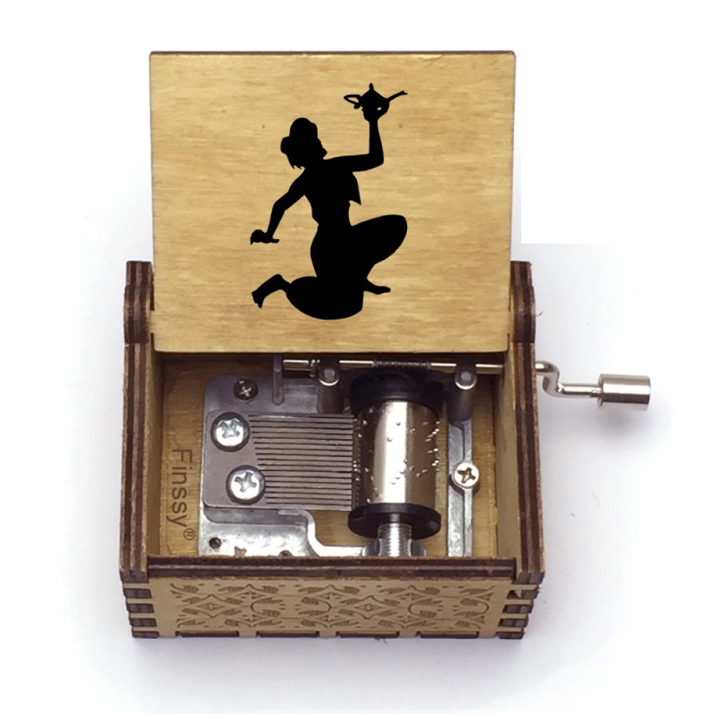 Estoykuku - Caja Musical Madera Aladdin Noches De Arabia