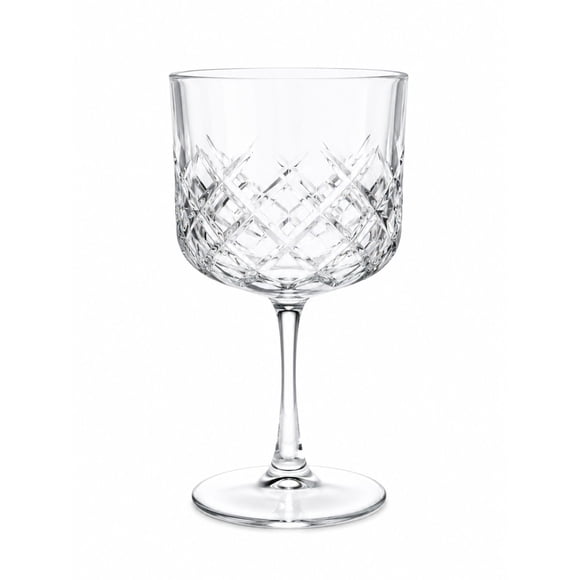4 Copas De Gin Tonic Vidrio Tallado 500ml Hausmann - Coctel Bar