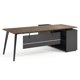 thumbnail image 1 of Centro de Trabajo Ejecutivo en L 200x160 cms con Mueble Lateral y Faldón - color Java (gris), 1 of 2