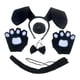 thumbnail image 2 of Diadema Y Cola Con Orejas De Perro, Cosplay De Halloween Para Disfraces, Actuación, Niños, Negro, Sin Vestido, 2 of 2