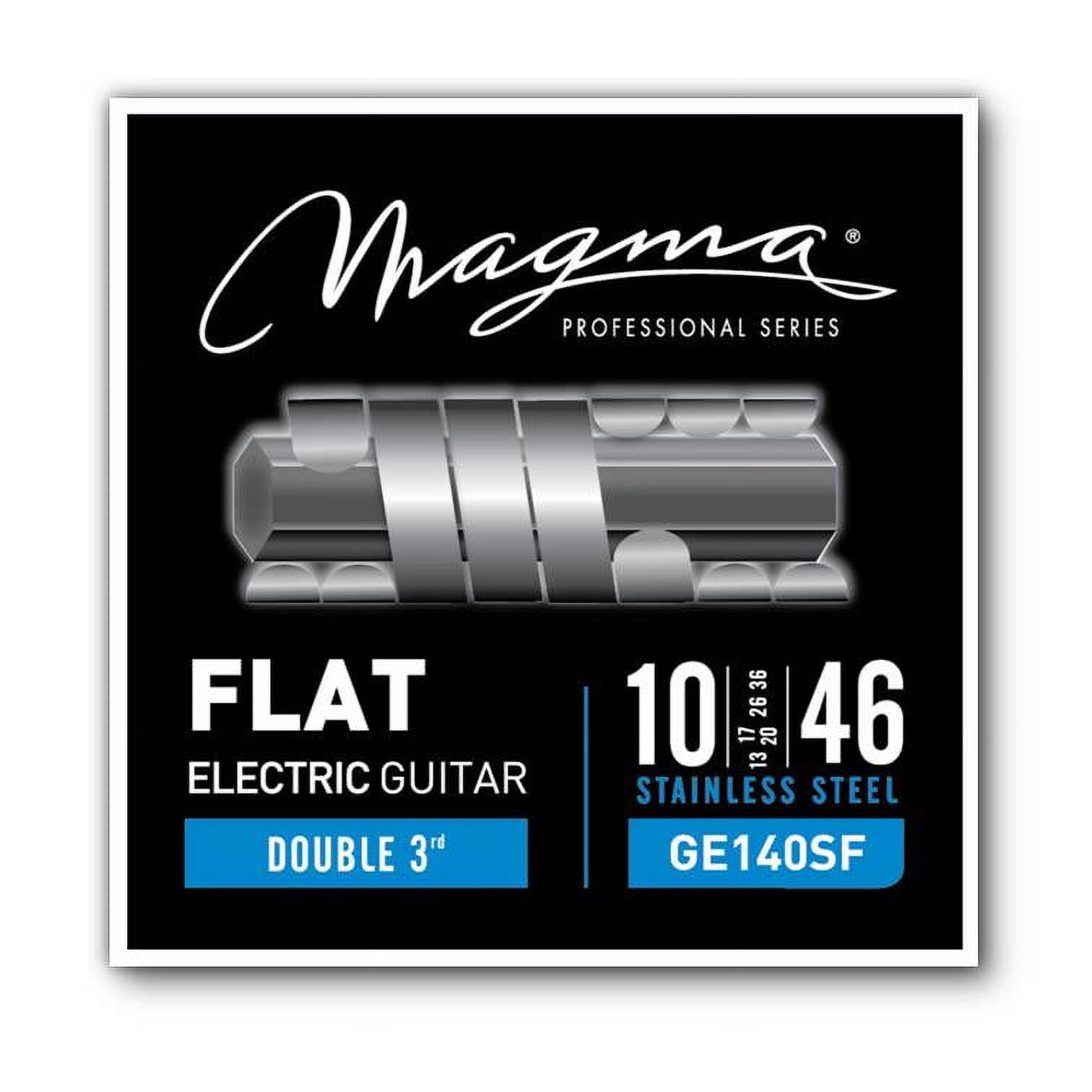 Set Cuerdas Guitarra Eléctrica Flat Ge140Sf Magma