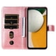 thumbnail image 3 of Funda con Cremallera para Samsung Galaxy A15, Carcasa Cartera de Cuero PU con Soporte y Tarjetero, 3 of 6