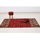 thumbnail image 2 of Alfombra Sintetica Deco Jacquard c/Antideslizante Burdeo Diseño Vintage 1,5x2,4 mts, 2 of 3