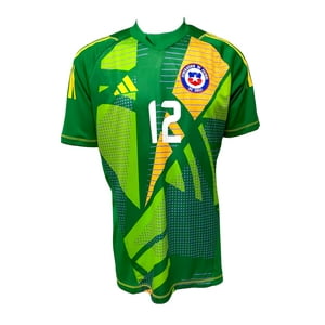 Camiseta Chile 2024 2025 Arquero 12 Arias Verde Adidas