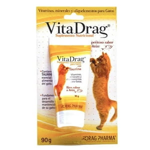 Drag Pharma - Vitadrag Suplemento Nutricional Gato, 90Gr