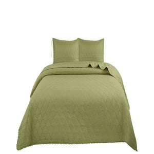 Genérico - Quilt - Cubrecama 2 Plazas Con Pompones B2