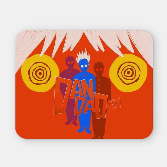 Mousepad 20x24 Cm - Diseño Dandadan Occult Trio Art