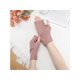 thumbnail image 5 of GUANTES SIN DEDOS DE FORRO POLAR INSPIRE CHIC LIGEROS Y CÁLIDOS CUBRE MUÑECA CALENTADORES DE BRAZO CORTOS TALLA ÚNICA ROSA POLVO, 5 of 6