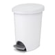 thumbnail image 1 of Basurero Sterilite 10L Plástico Blanco Baño Pedal, 1 of 3