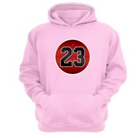 Genérico - Polerón Canguro 23 Con Capucha Rosa Talla M Unisex