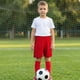 thumbnail image 5 of Short De Futbol Niño Rojo Liso, 5 of 7