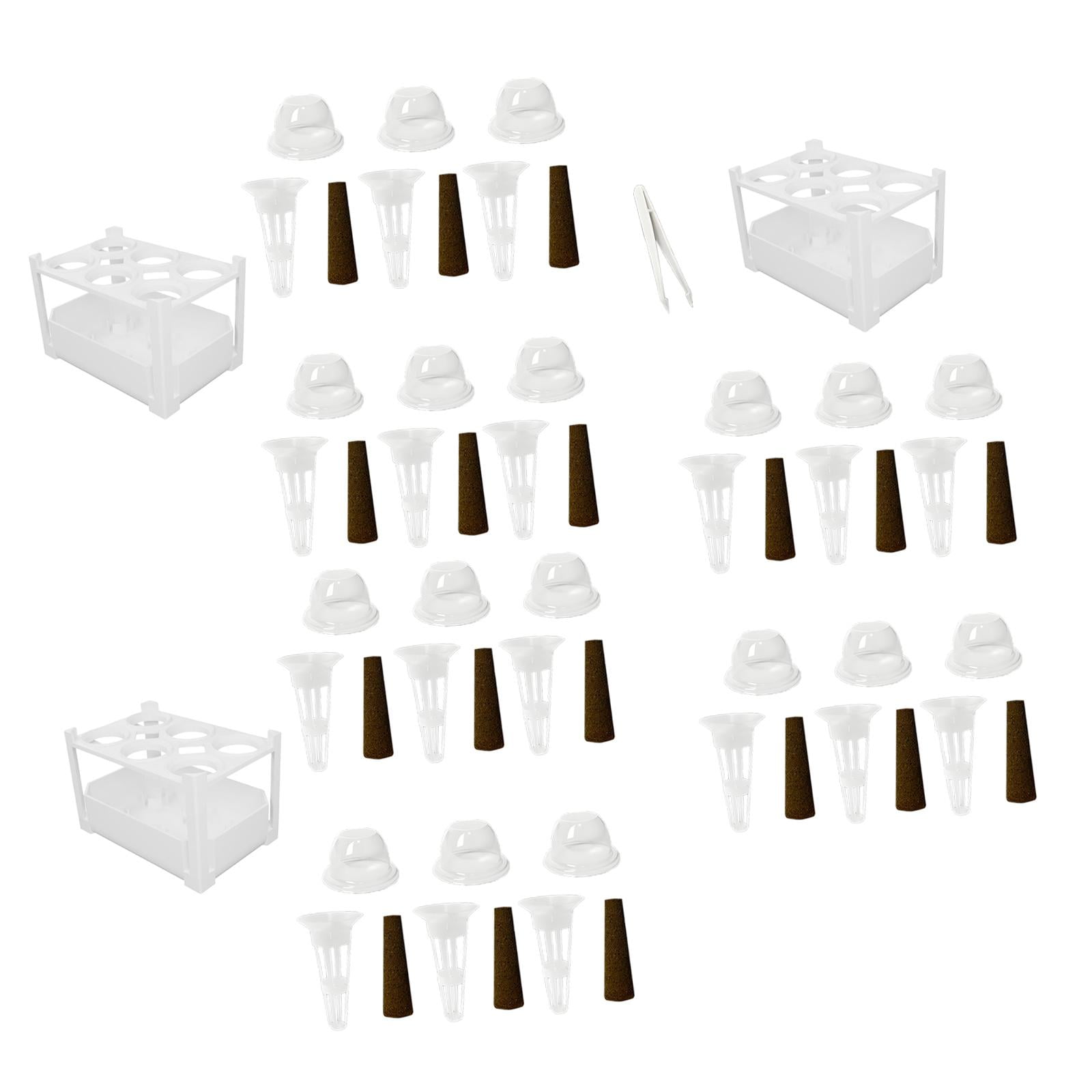 Ioensy - Sistema De Cultivo Hidropónico. Kit De Cultivo Hidropónico Para Parterres De Balcones De Hotel. Juego De 3.