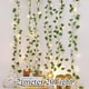 thumbnail image 4 of Guirnalda de luces LED tipo cortina, luces de ratán decorativas para patio al aire libre con forma de enredadera en cascada, 4 of 5