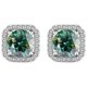 thumbnail image 1 of Aretes de Botón de Moissanita 2cttw para Mujer Hombres Color D Claridad VVS1 Corte Redondo Aretes de Diamante Rojo/verde/rosa Aretes de Moissanita de Plata Esterlina con Certificado, 1 of 9
