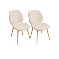 Habita2 Chile - Pack 2 Sillas Tapiz Lino Gabriely - Beige