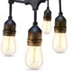thumbnail image 1 of Cadena de luces LED adicionales para exteriores de 24 pies con bombillas Edison, 1 of 8