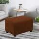 thumbnail image 4 of Funda Elástica Fácil De Llevar Para Otomana, Plegable, Con Almacenamiento, Protector De Muebles, Funda Rectangular Suave Con Base Elástica., 4 of 8
