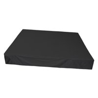 Ioensy - Spa Piscina Bañera Cubierta Antipolvo Jardín Impermeable 244X244X30Cm Negro