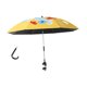 thumbnail image 1 of Sombrilla Plegable Con Abrazadera Para Playa, Para Bicicleta, Silla De Playa, Cochecito, Color Amarillo, 1 of 5