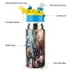 thumbnail image 3 of Aves de Presa Botella de Agua con Tapa Pop Top de Un Toque, Acero Inoxidable, a Prueba de Fugas, para Deportes, Botella Infantil azul 12 oz, 3 of 6