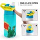 thumbnail image 4 of El Show de Gumby Botella de Agua con Tapa Pop Top de Un Toque, Acero Inoxidable, a Prueba de Fugas, para Deportes, Botella Infantil azul 12 oz, 4 of 6