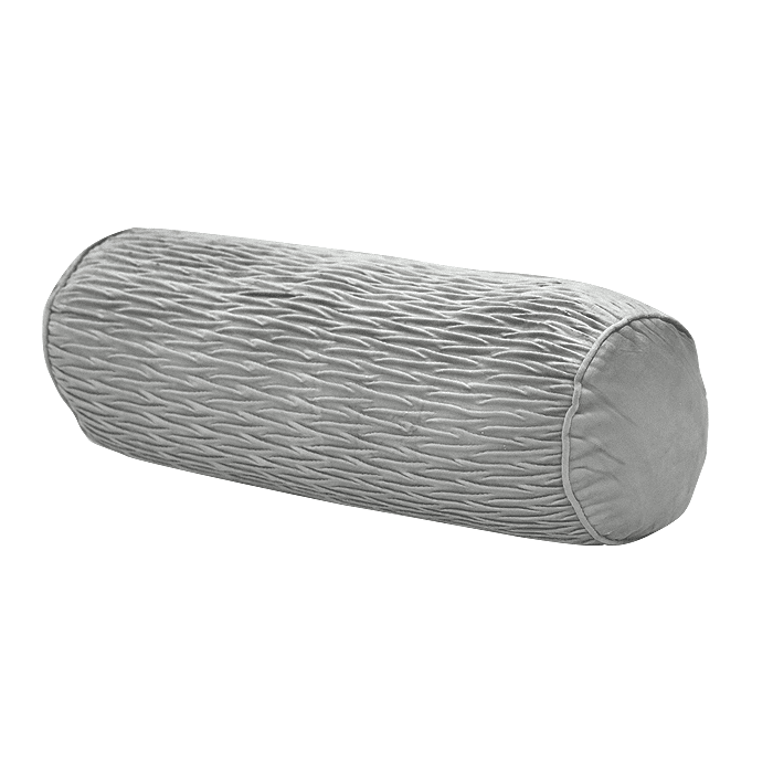 Muebles Santa Ana - Cojín Crelleno Cilíndrico Gris