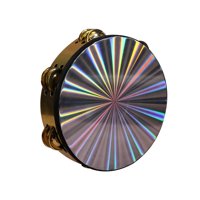 Magideal - Tambor Pandereta Percusión De Madera Juguete Educativo Tambor De Mano Robusto Práctico Portátil Profesional Para Danza Rendimiento De Vacaciones Niños 10 Pulgadas Estilo B