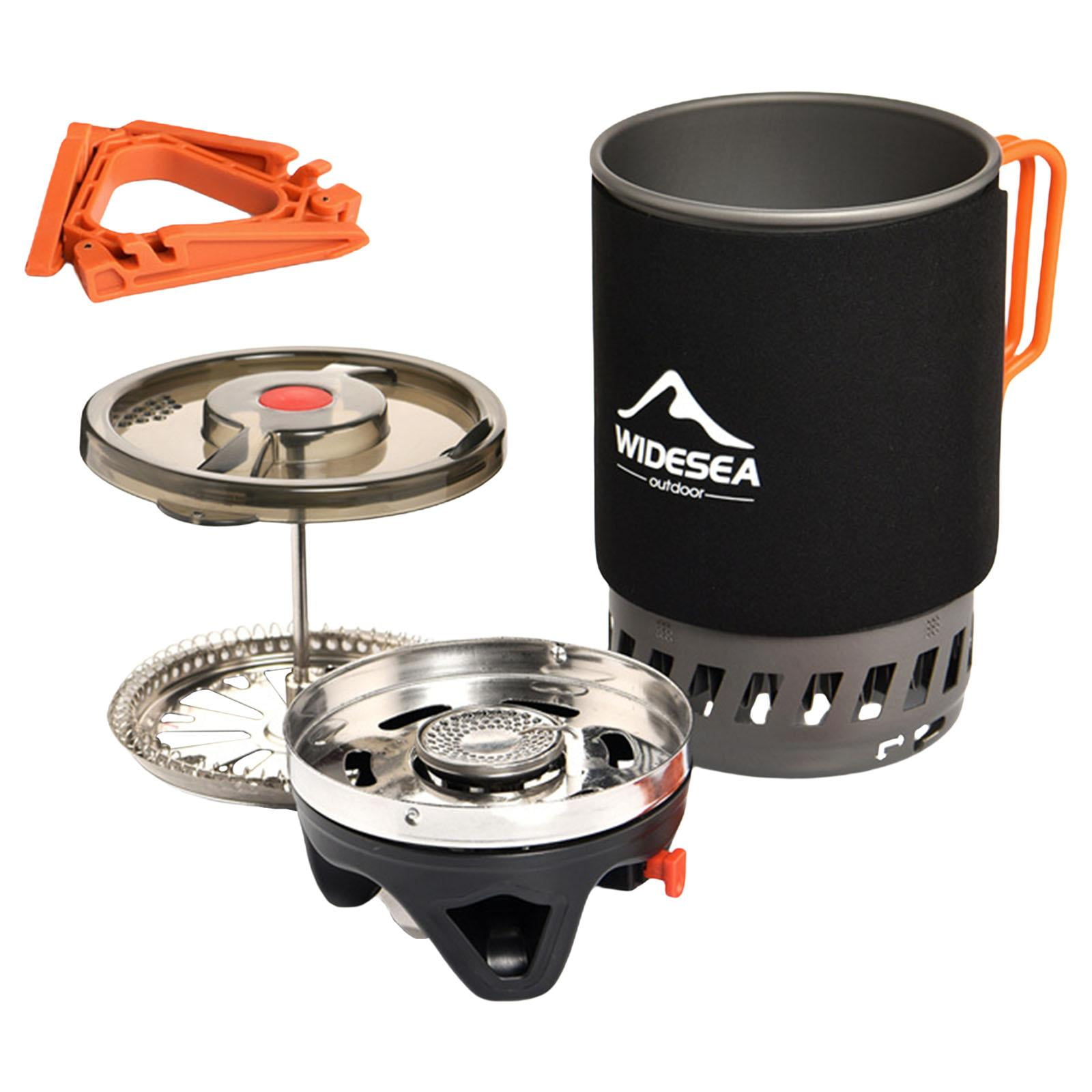 Magideal - Sistema De Cocina Portátil Para Acampar, Cafetera, Taza Con Bolsa De Transporte, Utensilios De Cocina, Horno, Incendios, Turismo Para , Camping, S