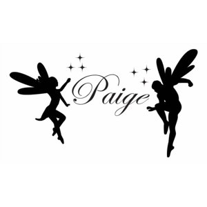 Rienda Libre Graphics - Decomural Personalised Name Fantasy Fairy Ws-41022